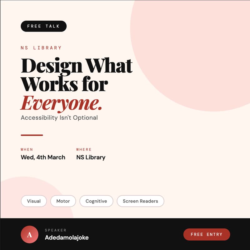 Cover Image for Design What Works for Everyone: Accessibility Isn't Optional