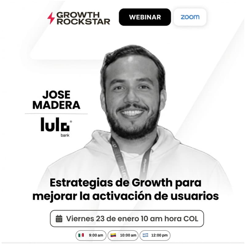 Cover Image for José Madera: Estrategias de Growth para mejorar la activación de usuarios.