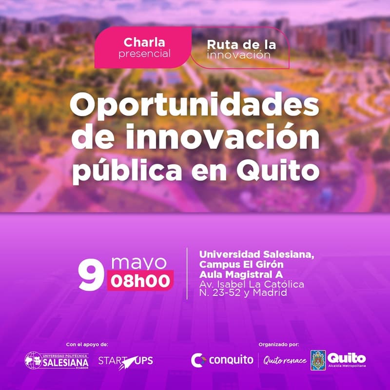 Cover Image for Charla: Oportunidades de Innovación Pública en Quito