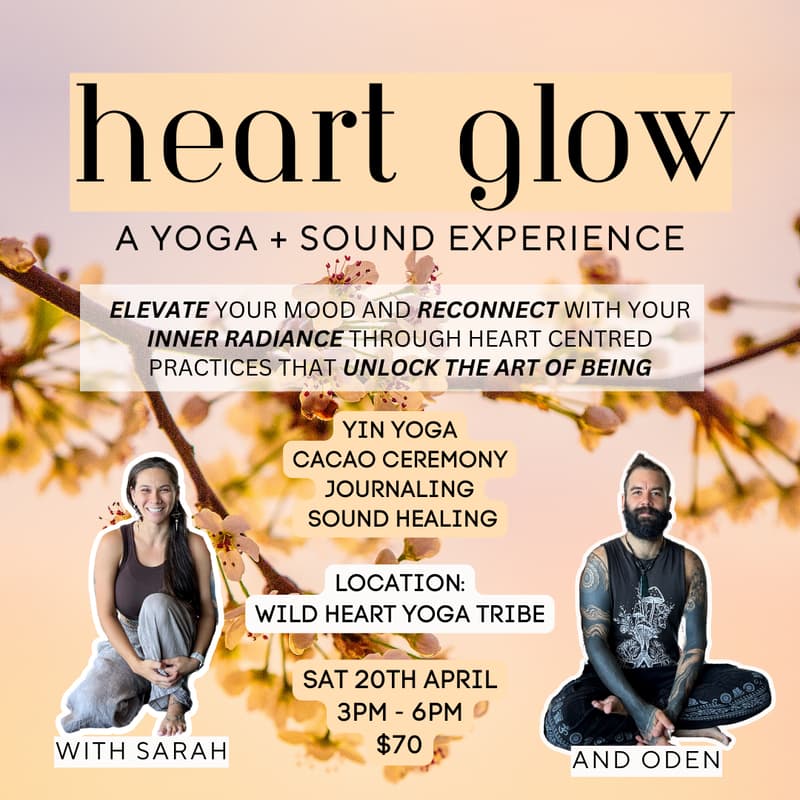Cover Image for Heart Glow | A Yoga + Sound Experience