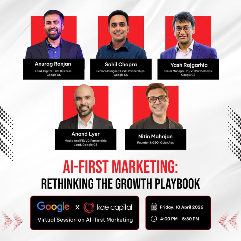 Cover Image for AI-First Marketing - Rethinking the Growth Playbook [Kae Capital x Google]