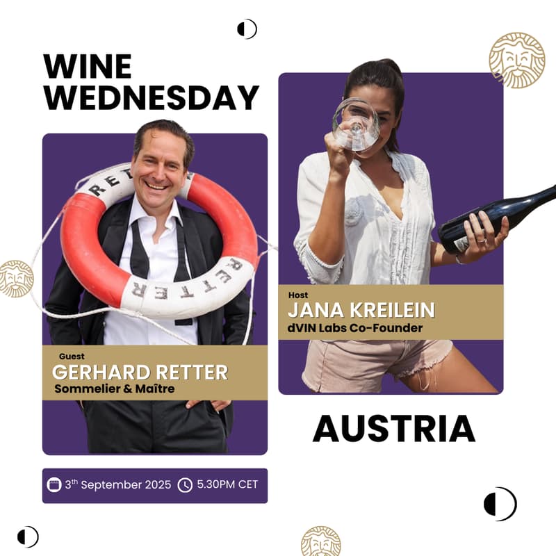 Cover Image for 🍷 Wine Wednesday – Austria with Gerhard Retter! 🍇