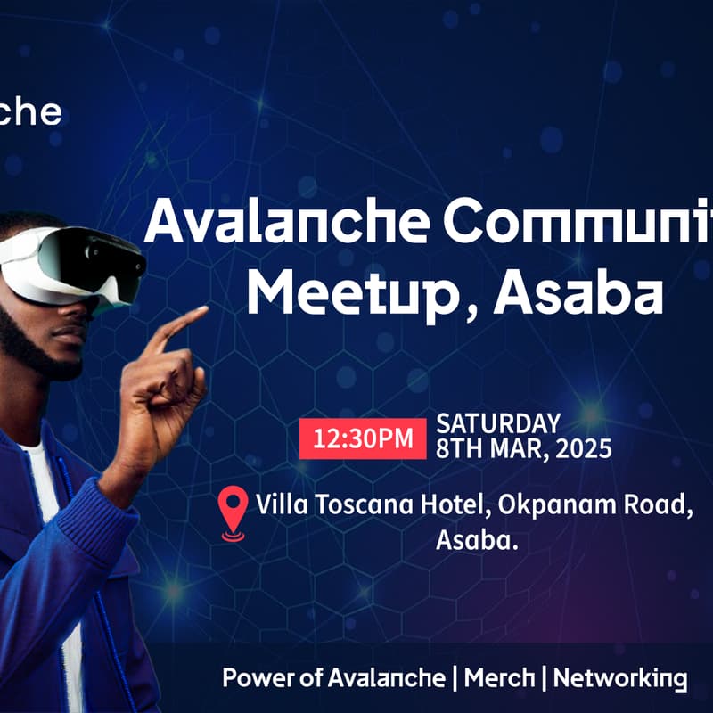 Cover Image for Avalanche Community Meetup, Asaba