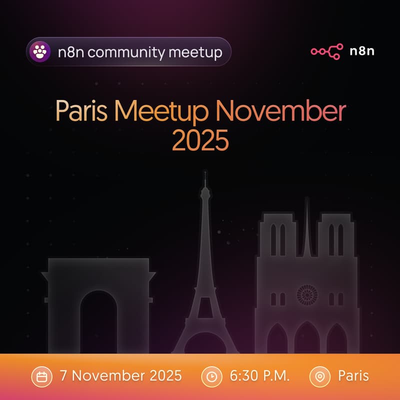 Cover Image for n8n Community Meetup Paris