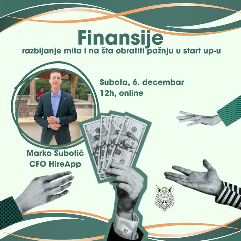 Cover Image for Finansije: razbijanje mita i na šta stvarno treba da obratiš pažnju u startapu