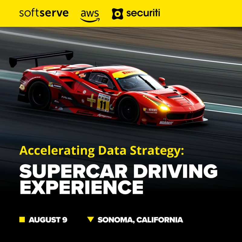 Cover Image for Supercar Driving Event: Accelerating AI with AWS Modern Data Strategies at the Sonoma Raceway 