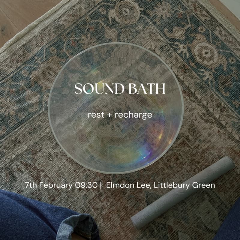 Cover Image for Sound Bath at Elmdon Lee, Littlebury Green