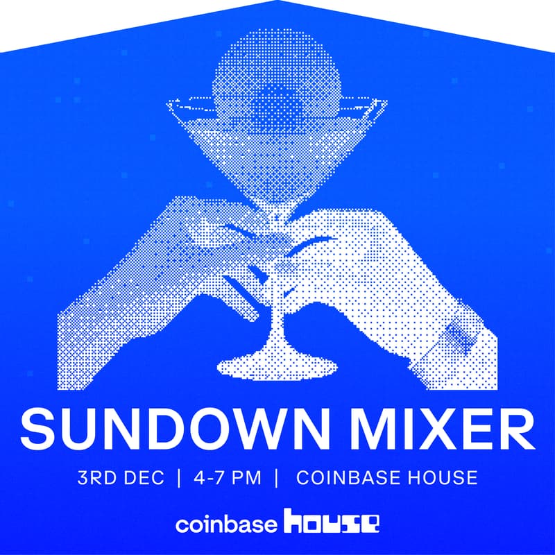 Cover Image for Coinbase House: Sundown Mixer 🌅🍸