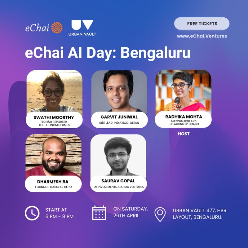 Cover Image for eChai AI Day in Bengaluru