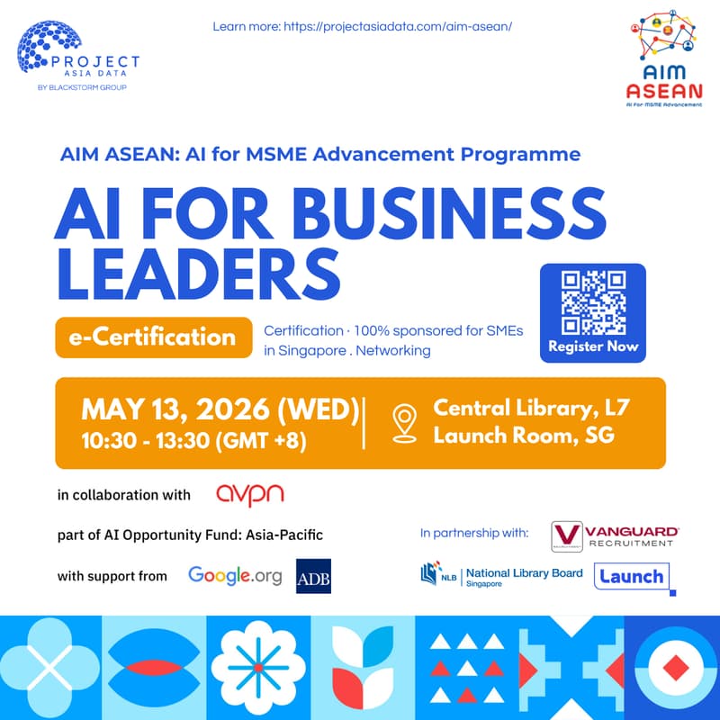 Cover Image for AI Training for Business Leaders – AIM ASEAN Certification