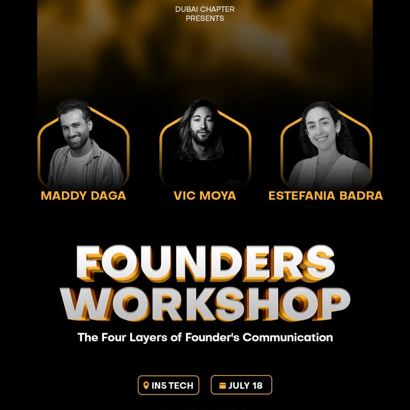 Cover Image for TheEpicWays @24six9 Dxb Chapter: Founder's Workshop
