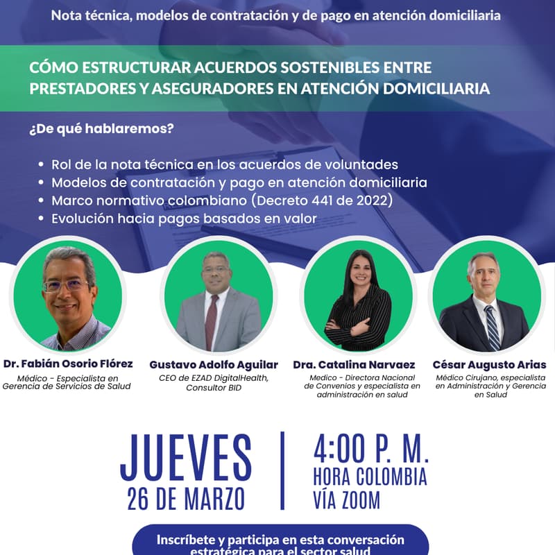 Cover Image for Nota técnica, modelos de contratación y de pago en atención domiciliaria