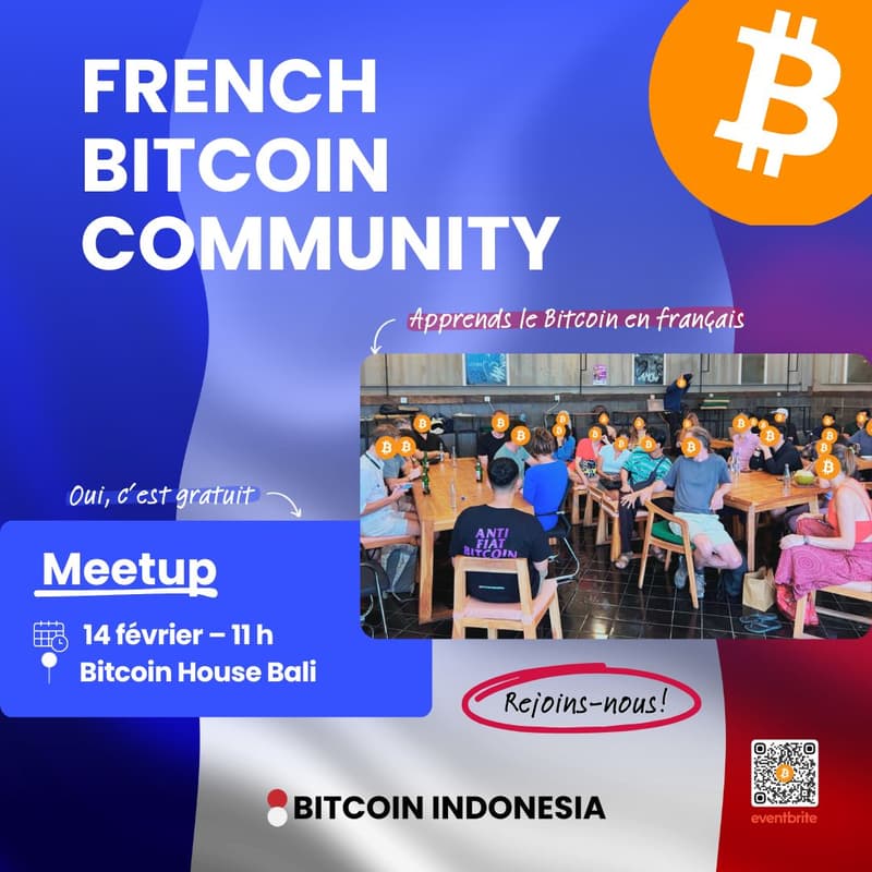 Cover Image for Meetup des Bitcoiners Français à Bali