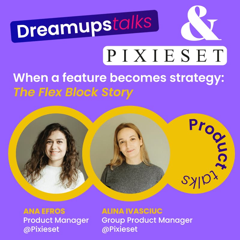 Cover Image for Dreamups talks x Pixieset | When a feature becomes strategy: The Flex Block Story