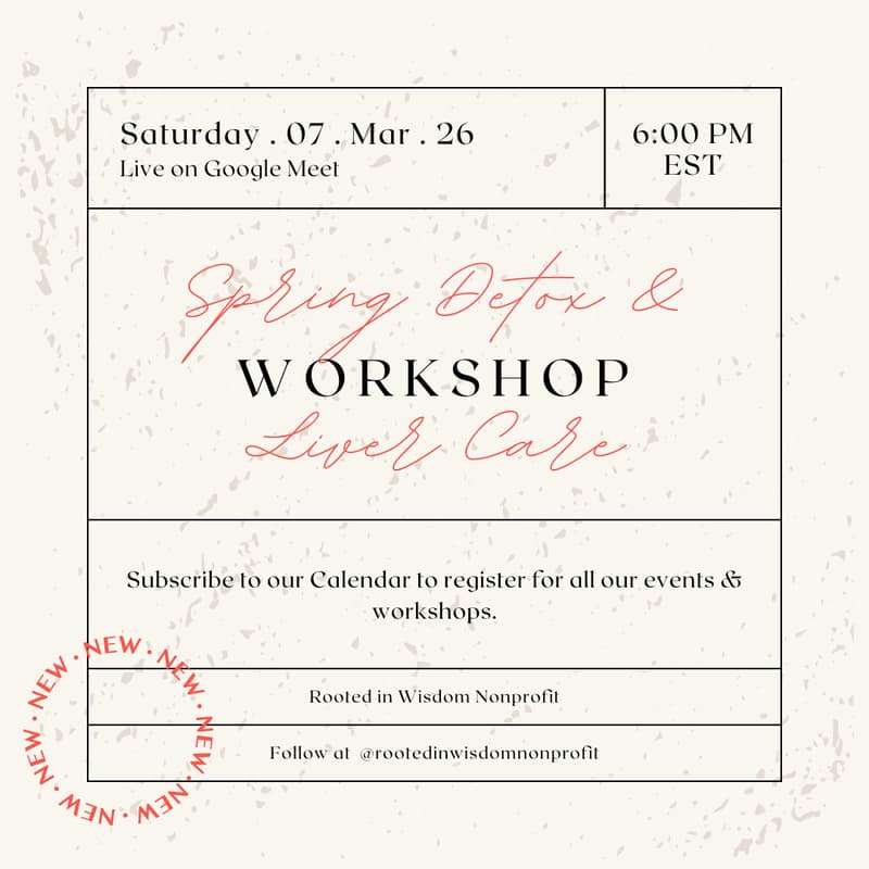 Cover Image for Spring Detox and Liver Support