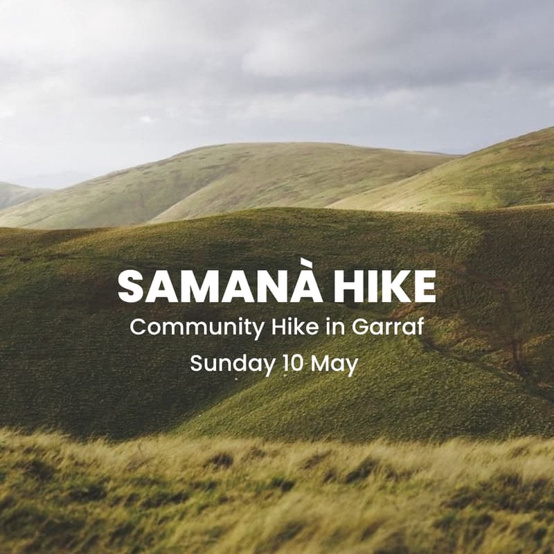 Cover Image for 🌿 SAMANÀ COMMUNITY HIKE