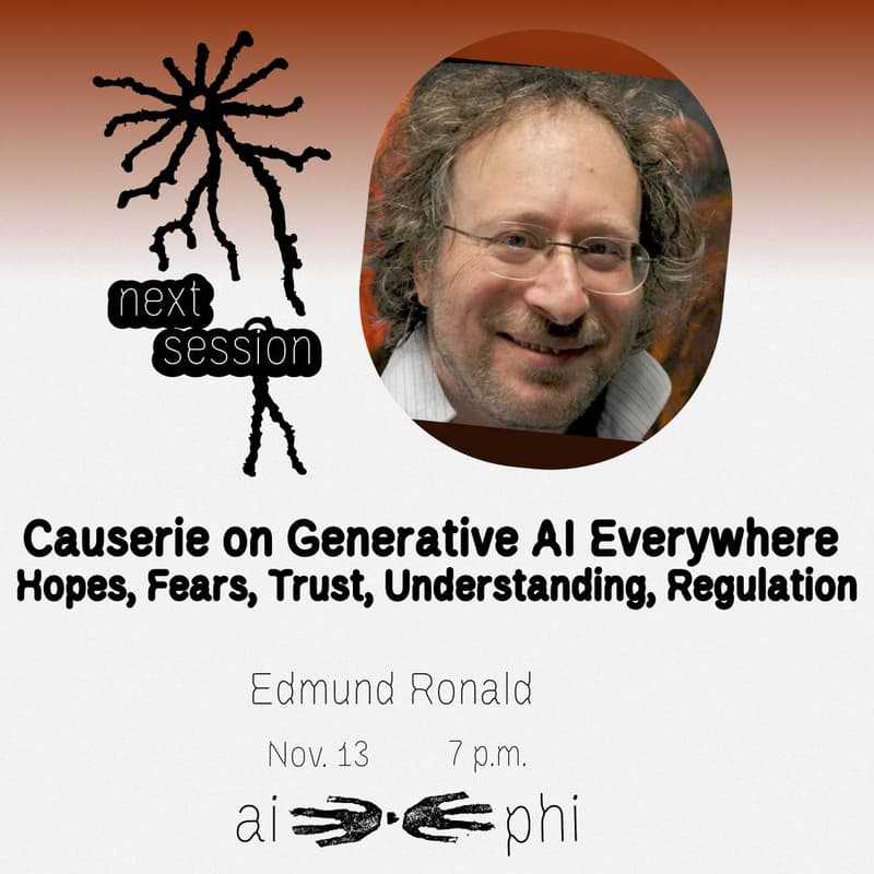 Cover Image for AI-Phi #27 - Session 27 - Causerie on GenAI: Hopes and Fears