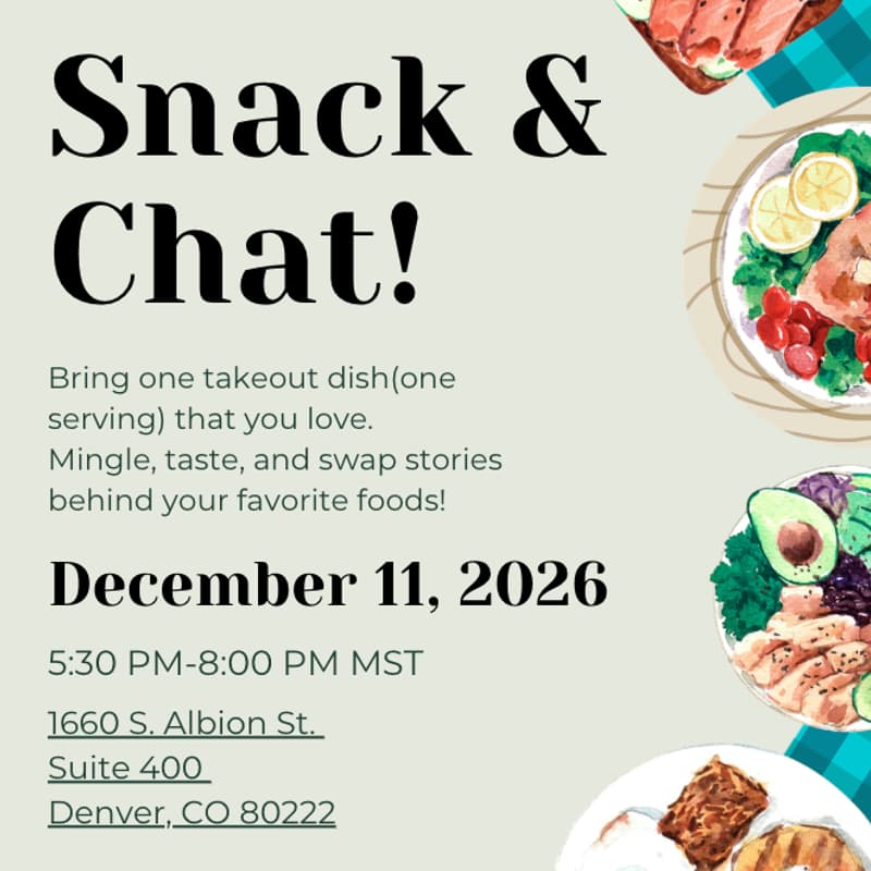 Cover Image for Snack & Chat Holiday Edition!: A Networking Event for Healthcare Professionals