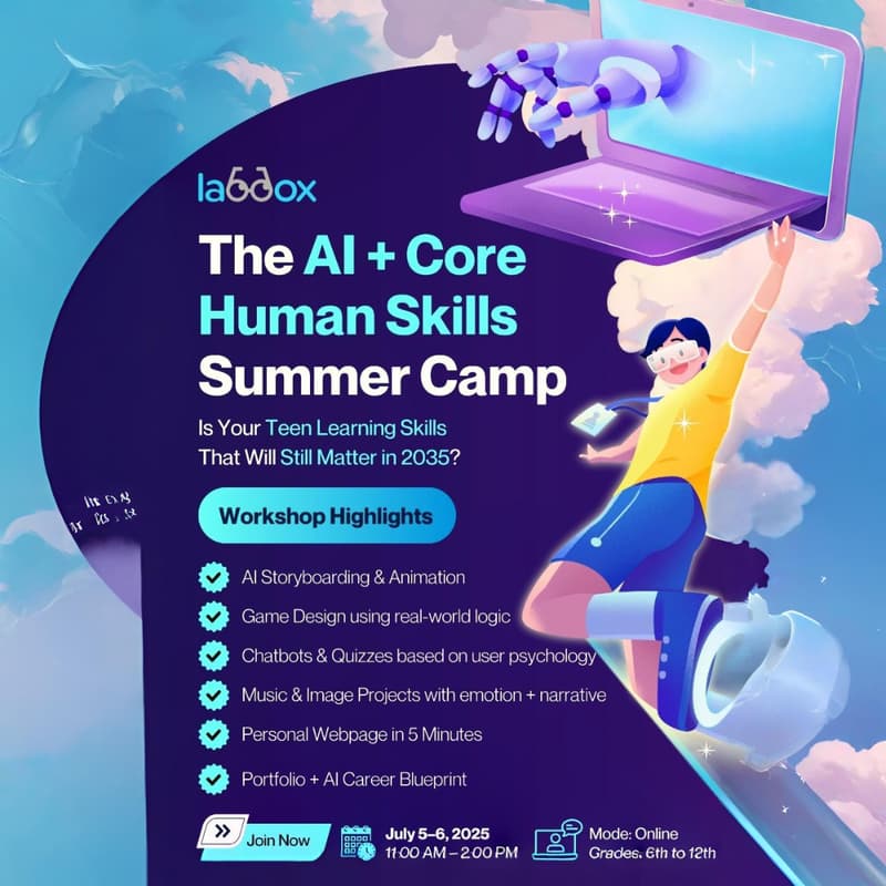Cover Image for AI + Core Human Skills Summer Camp