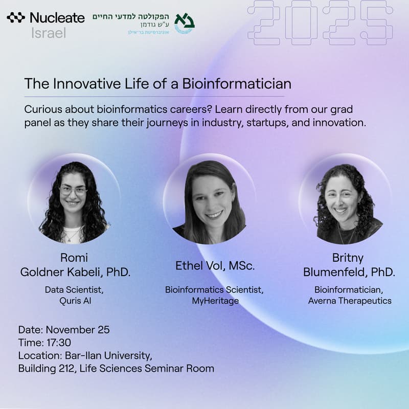 Cover Image for Nucleate Israeli - The Innovative Life of a Bioinformatician (BIU)