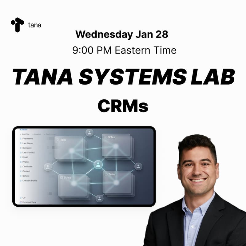 Cover Image for Tana Systems Lab: CRMs