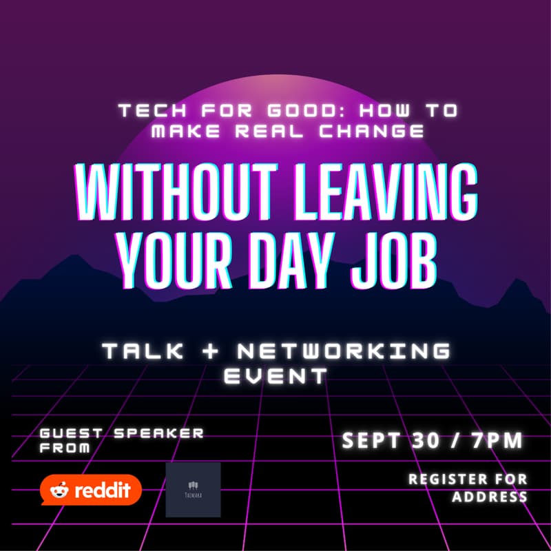 Cover Image for EA Tech London - Tech for Good: How to Make Real Change Without Leaving Your Day Job