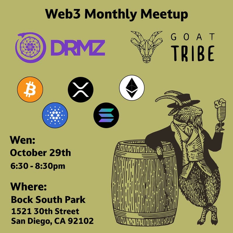 Cover Image for DRMZ x Goat Tribe Montly Meetups