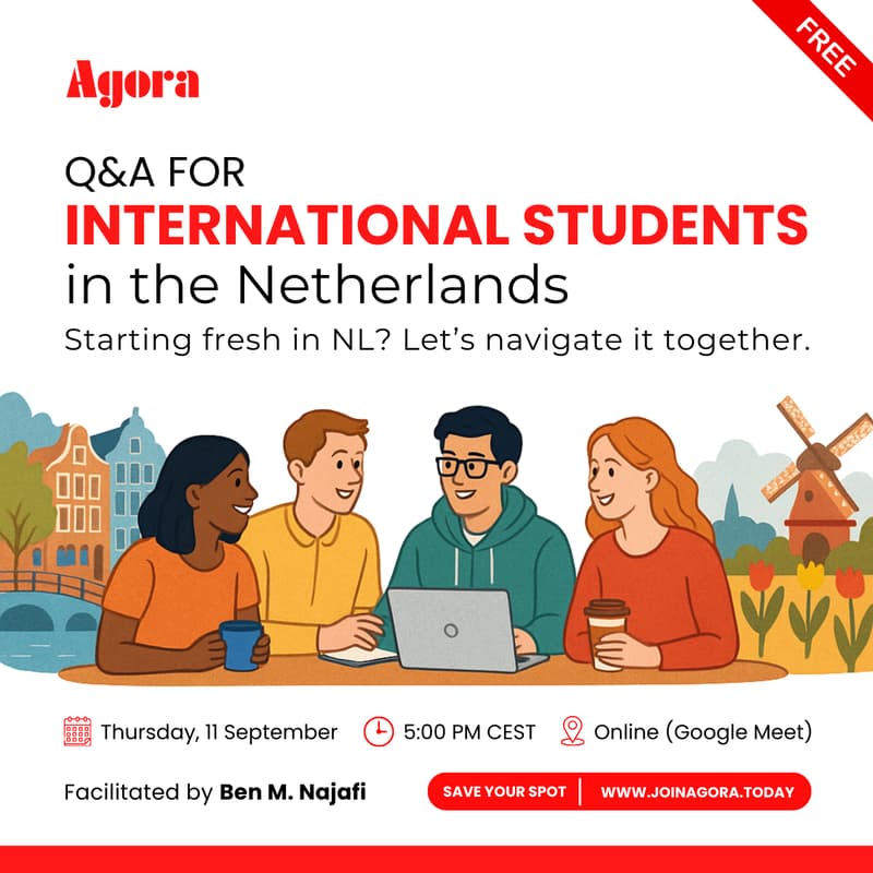 Cover Image for Q&A for International Students in the Netherlands (Free Online Session)