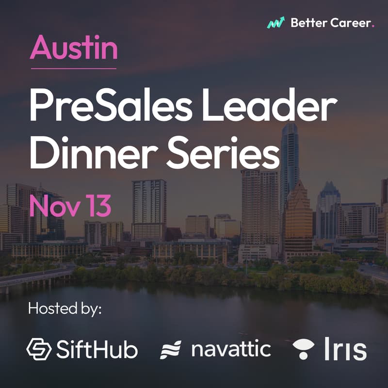 Cover Image for PreSales Leader Dinner Series [Austin]