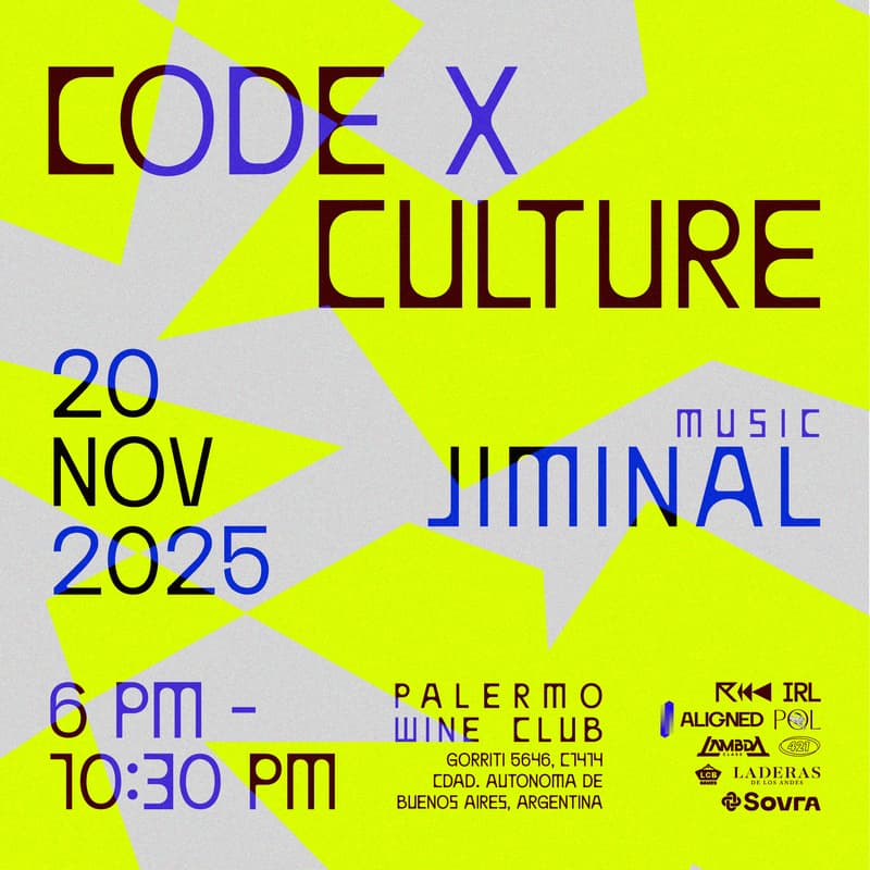 Cover Image for Code x Culture — Presented by LambdaClass, Ergodic Group & Refraction