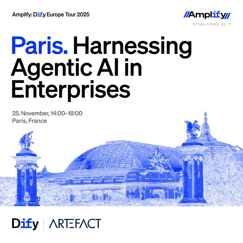 Cover Image for Dify X Artefact — Paris: Harnessing Agentic AI in Enterprises
