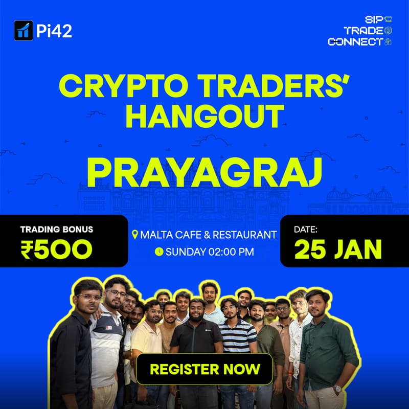 Cover Image for Pi42 Crypto Traders’ Hangout - Prayagraj