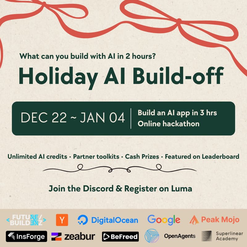 Cover Image for AI Build-Off - Holiday Hackathon Submission