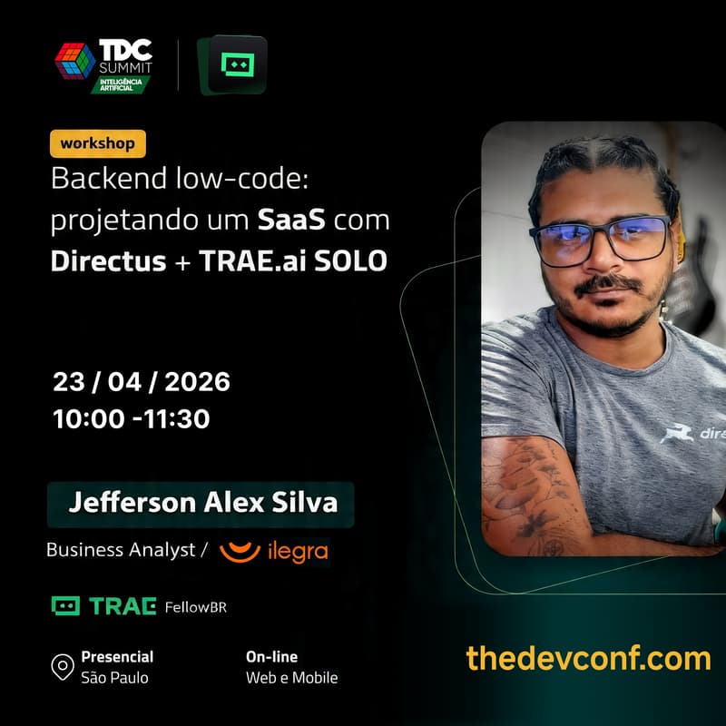 Cover Image for Backend Low-code: projetando um SaaS com Directus + TRAE.ia
