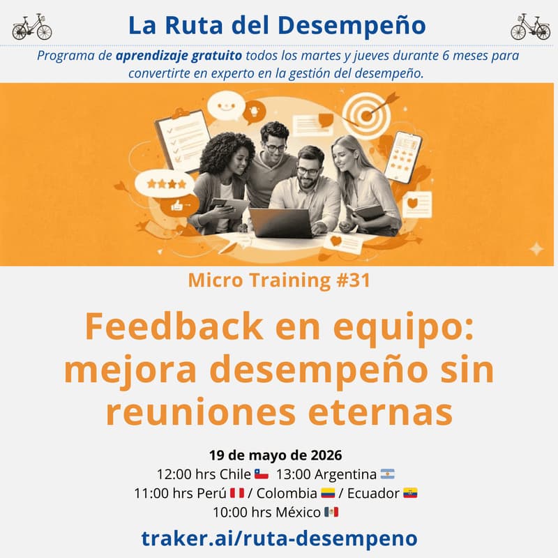 Cover Image for MicroTraining #31 Feedback en equipo: mejora desempeño sin reuniones eternas