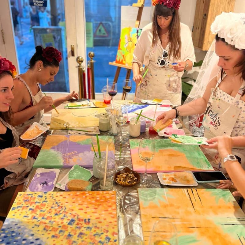 Cover Image for Sip&Paint Abstract Painting