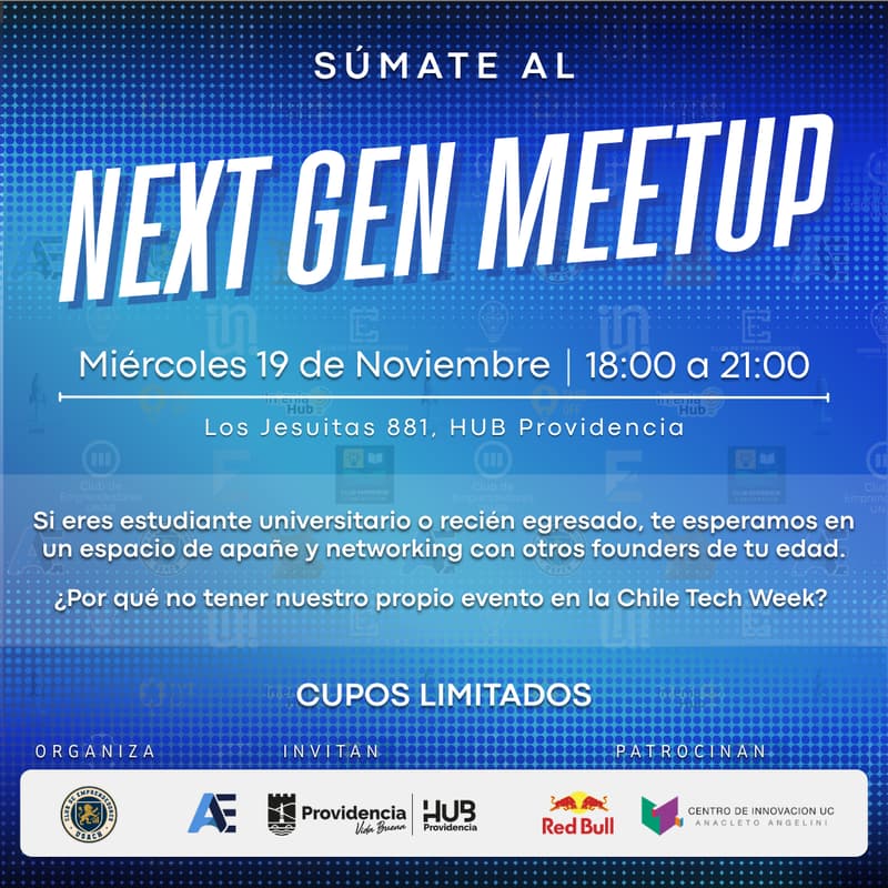 Cover Image for Next Gen Meetup By Alianza Emprende