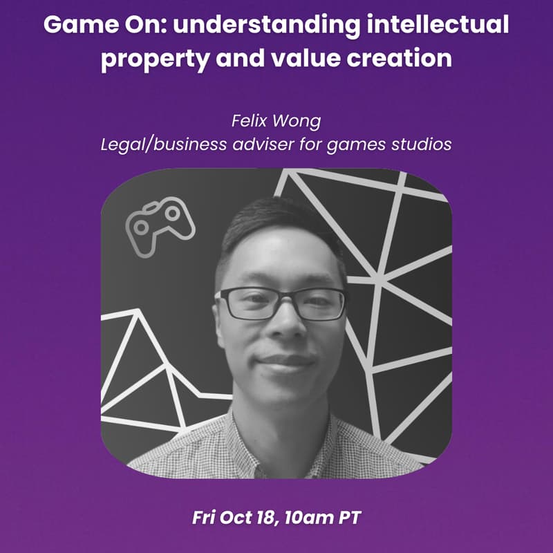 Cover Image for Legal Hour with Felix Wong - Understanding intellectual property and value creation