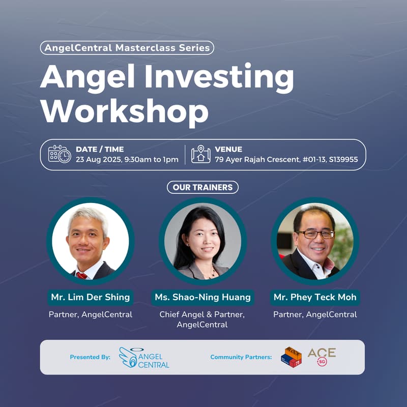 Cover Image for AngelCentral Masterclass Series: Angel Investing Workshop