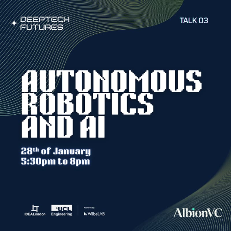 Cover Image for Autonomous Robotics and AI @ IDEALondon