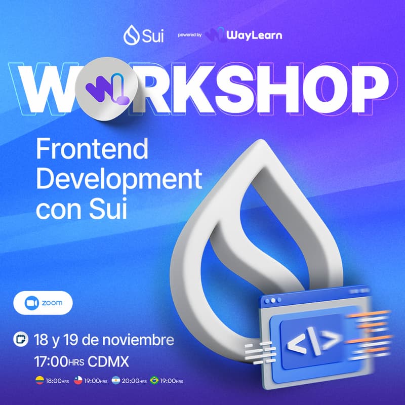 Cover Image for Workshop: Interactuando con la blockchain de Sui desde el frontend