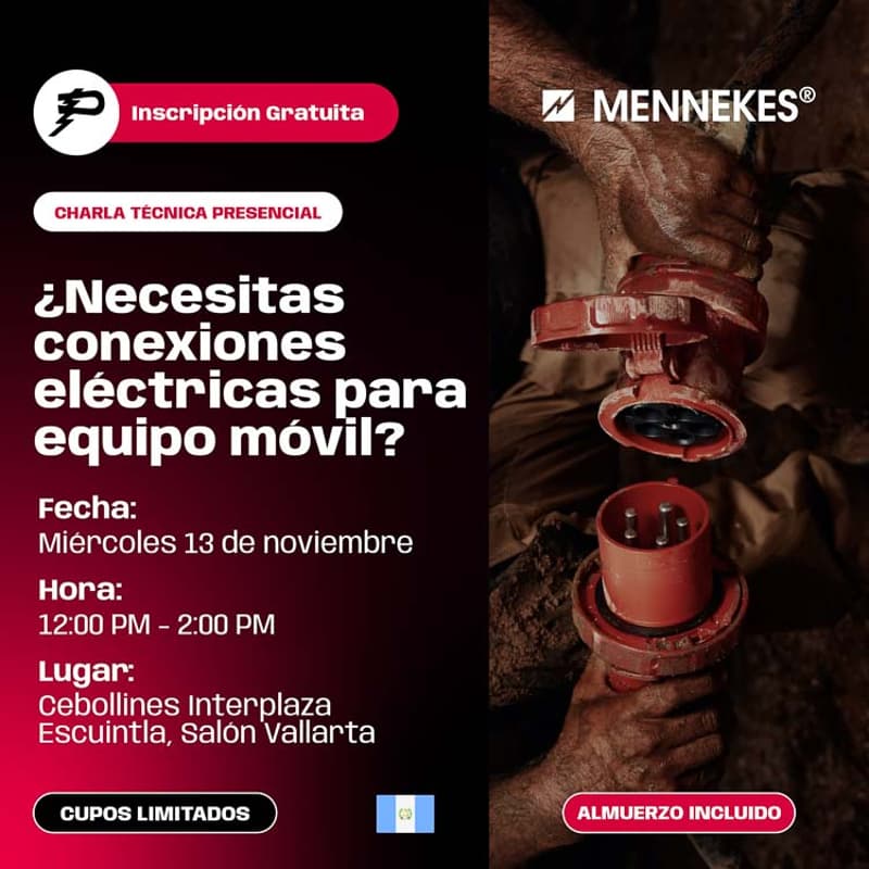 Cover Image for ¿Necesitas conexiones eléctricas para equipo móvil?