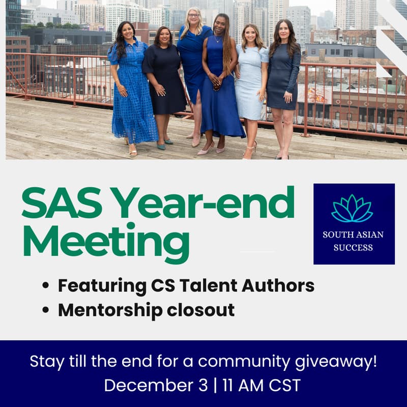 Cover Image for SAS Year-end Session and CS Author's Conversation