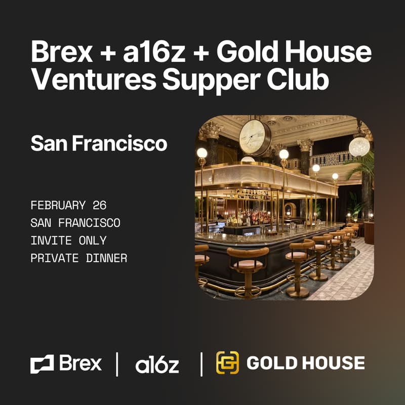Cover Image for Brex + a16z + Gold House Ventures Lunar New Year Dinner