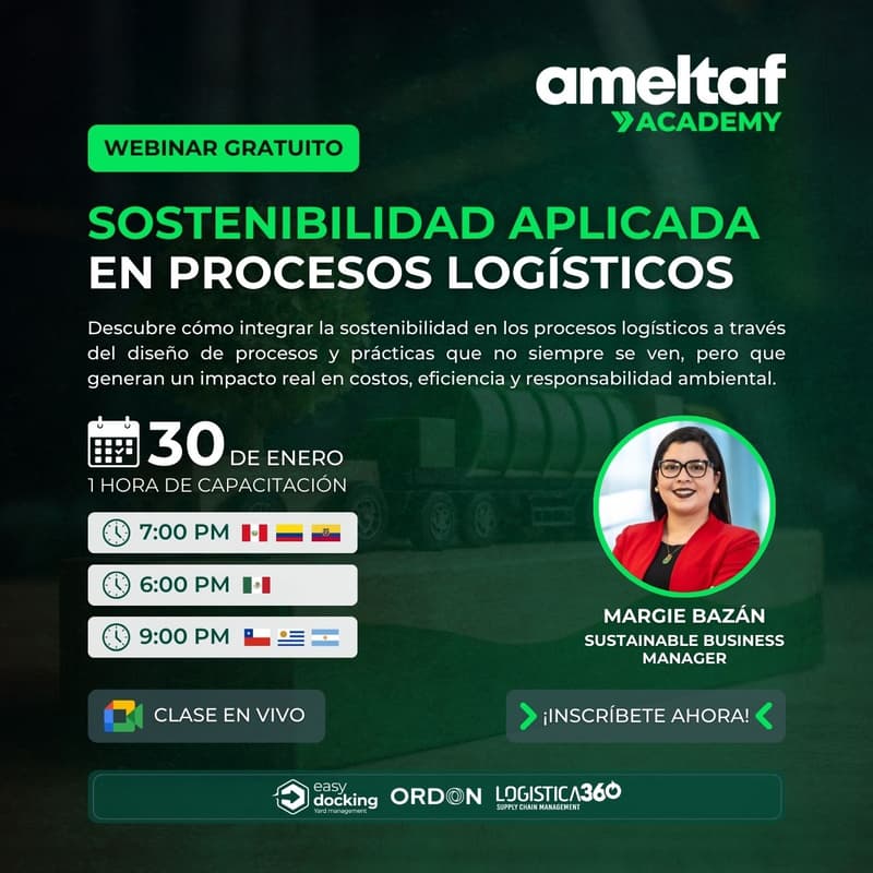 Cover Image for Sostenibilidad Aplicada en Procesos Logísticos