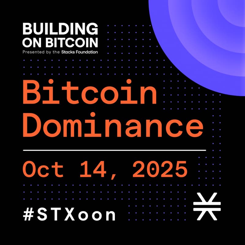 Cover Image for Bitcoin Dominance Virtual Event