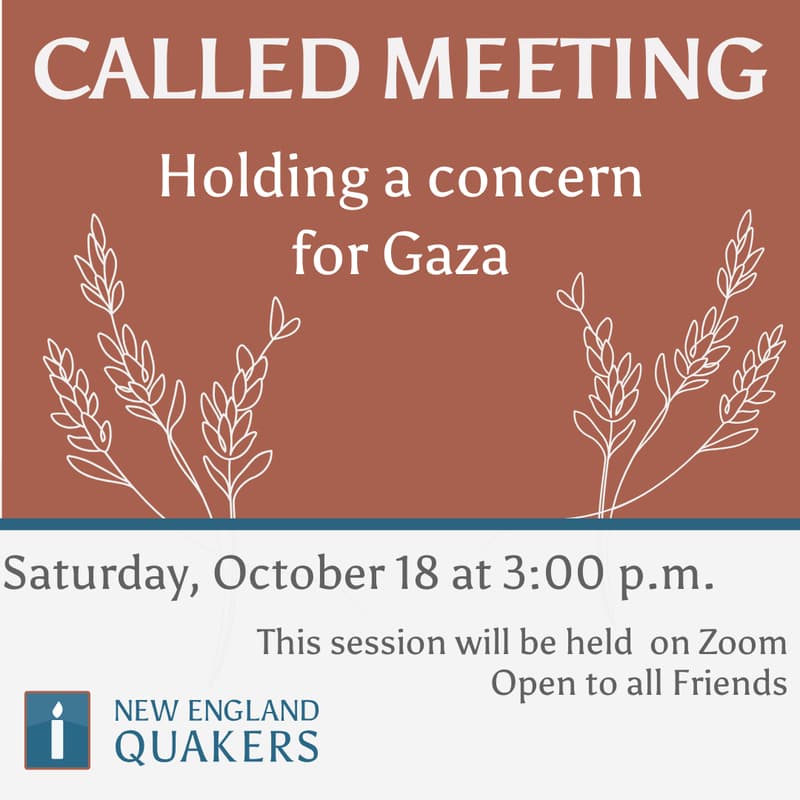 Cover Image for Called Meeting on Gaza