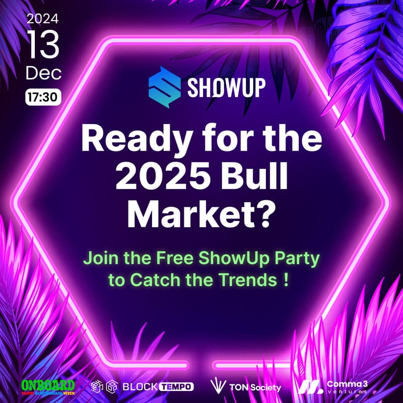 Cover Image for Welcome to the 2025 bull market? Join the ShowUp Party to catch the trend!
