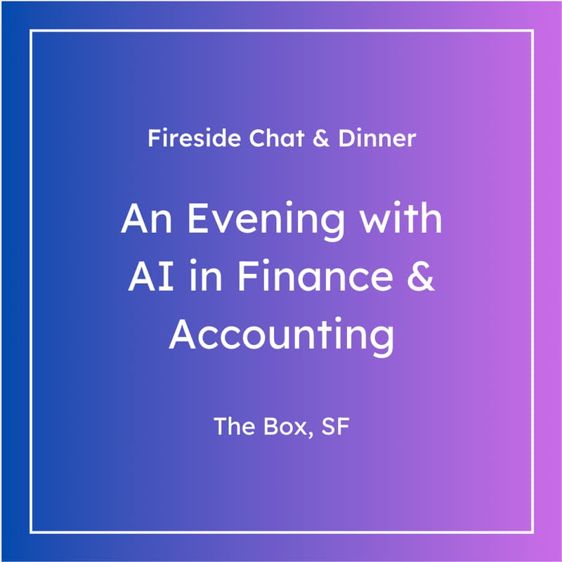 Cover Image for An Evening with AI in Finance & Accounting: Fireside Chat & Dinner with OpenAI and Celigo