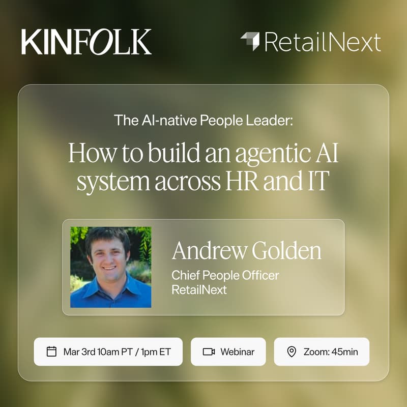 Cover Image for The AI-native People Leader: How to build an agentic AI system across HR and IT.